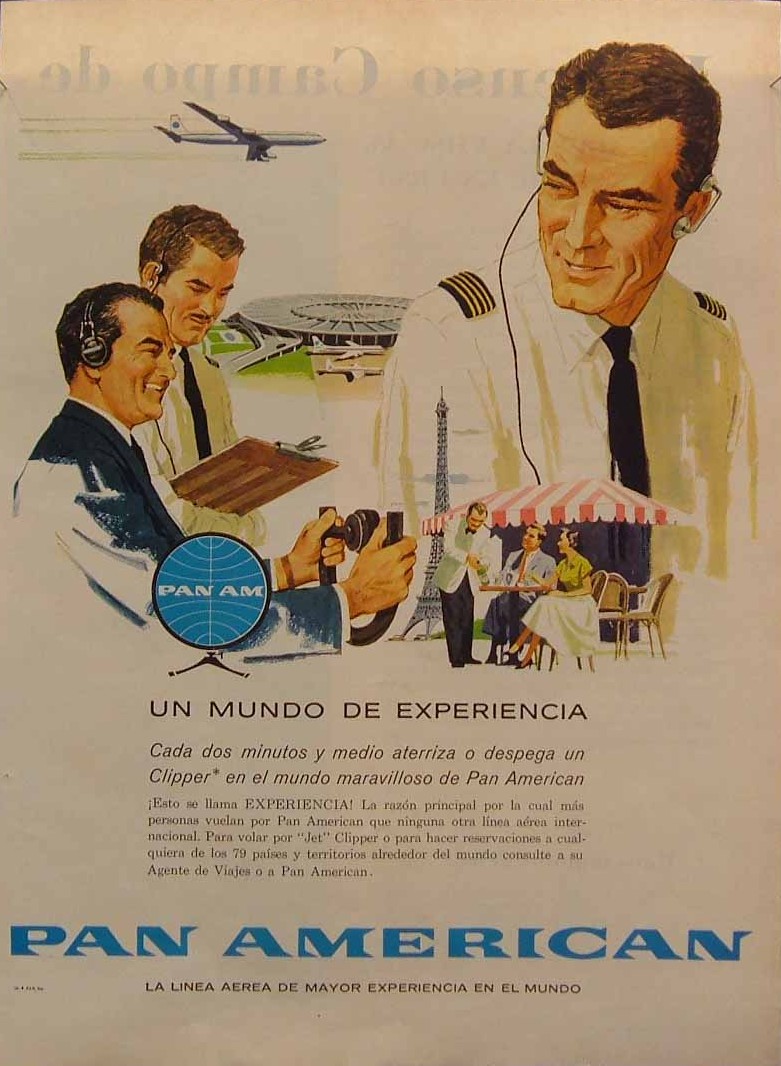1960, A Spanish language ad.
